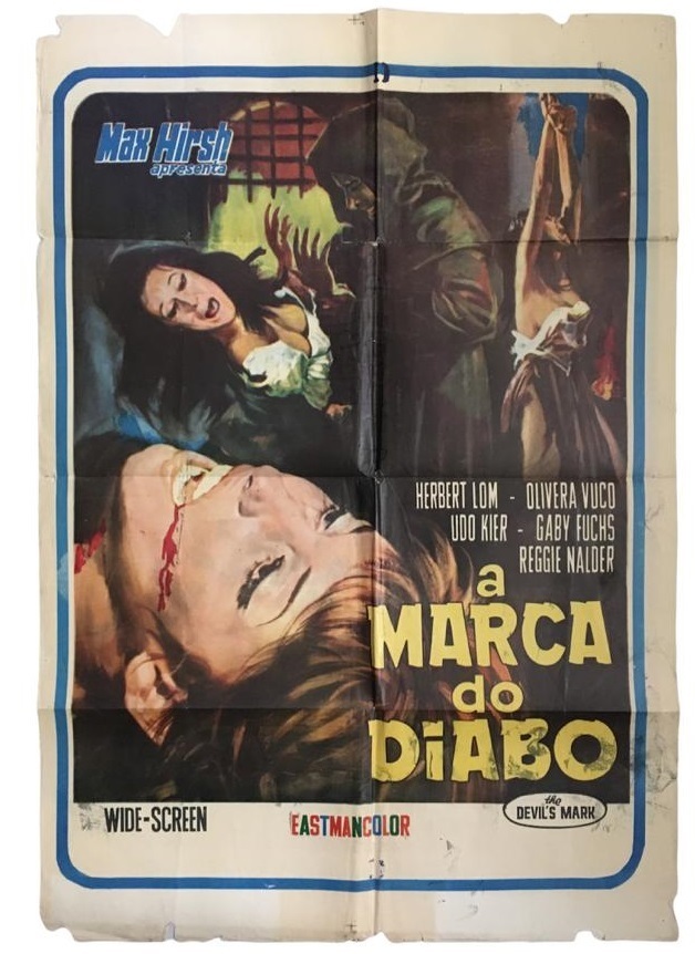 Cartaz de Cinema A MARCA DO DIABO (Hexen Bis Aufs Blut Gequält) Horror ...