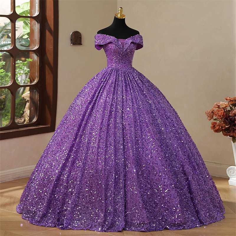 Vestido Longo Vestidos De Noiva Roxo Vestido Roxo Brilho