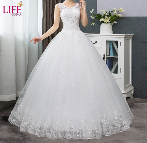 Noiva Estilo Princesa Vestido De Noiva 2018 Vestido Princesa