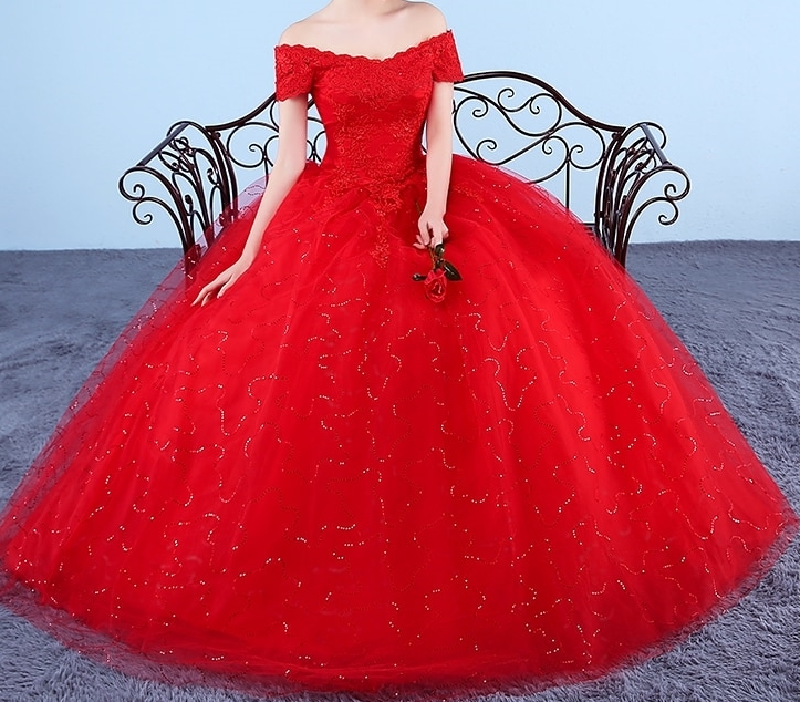 Dress Vestido Longo Vermelho Com Brilho Vestido Vermelho Brilho