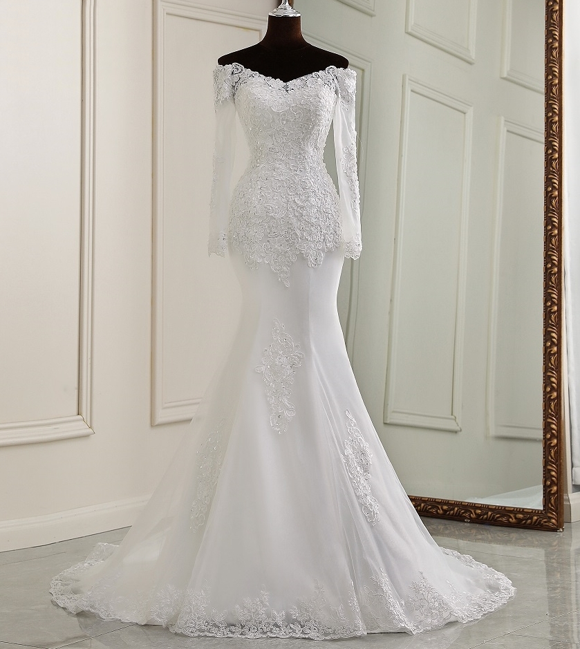 Cauda Vestido De Renda Tipo Sereia Vestido De Noiva Tipo Sereia Sales