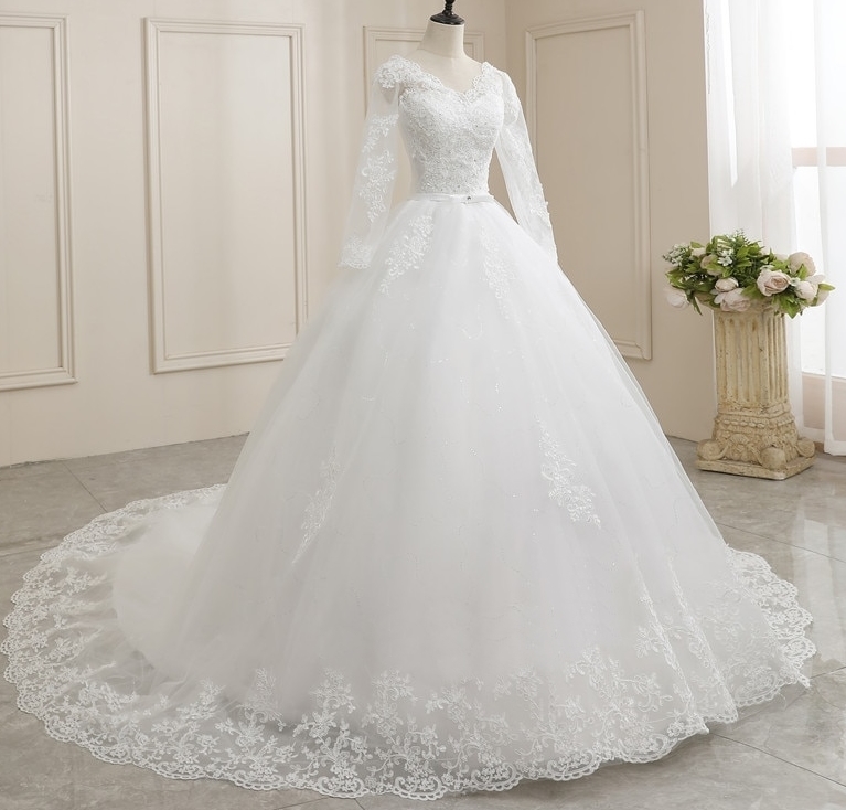 Vestido Serena cauda longa LiFe Noiva