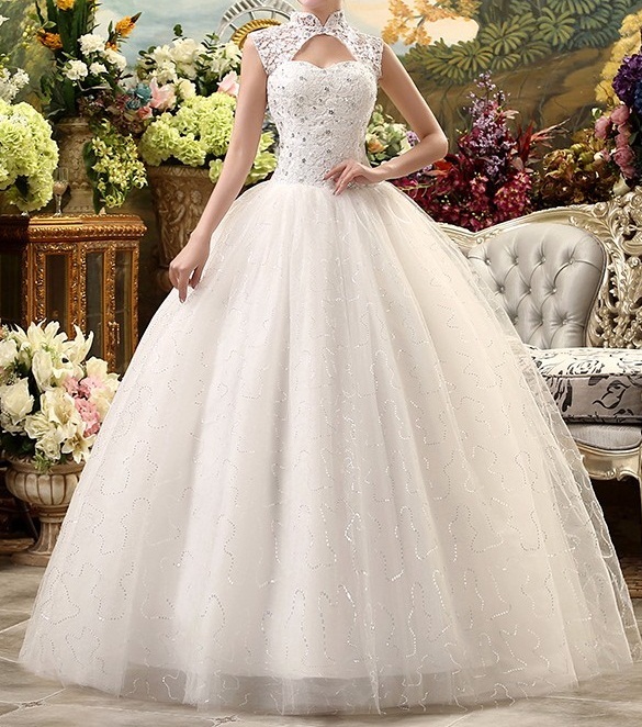 Noiva Sereia Vestido De Noiva Cheio De Brilho Economize Muito Em