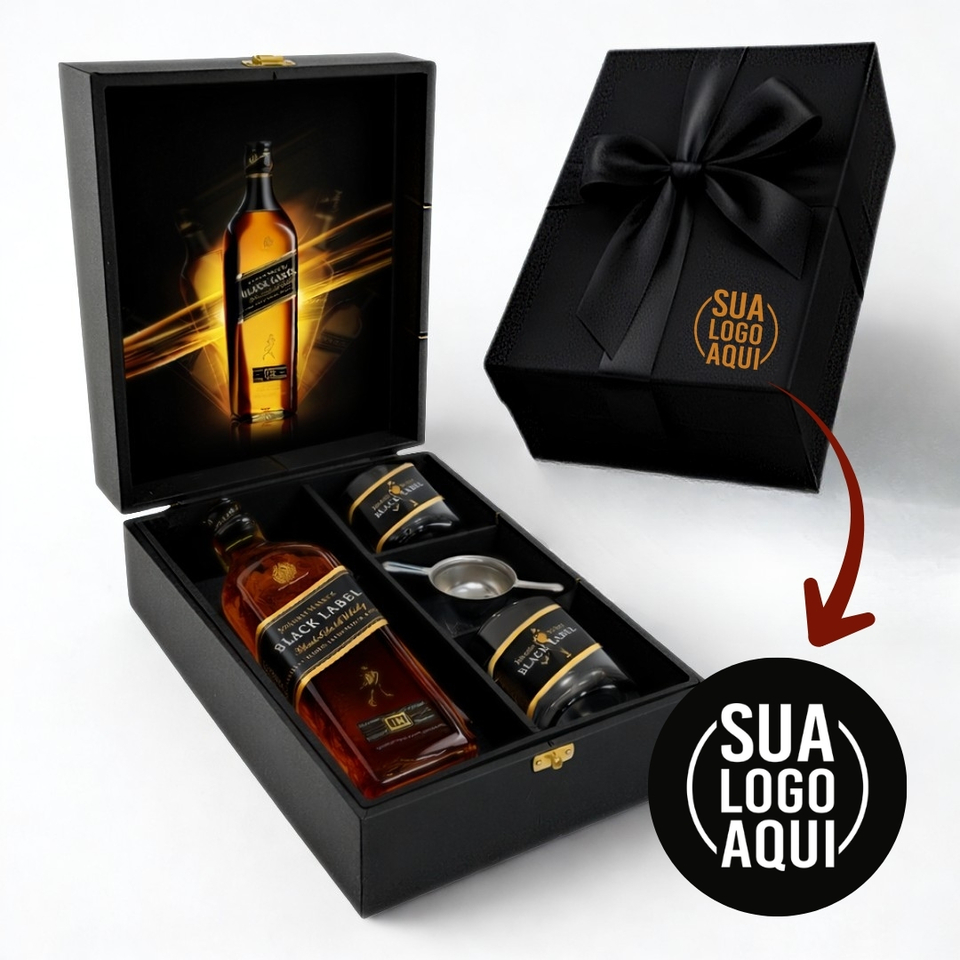 Johnnie Walker Black Label 4本セット Kit Johnnie Walker Black Label 750ml. Caixa Madeira - Roberta