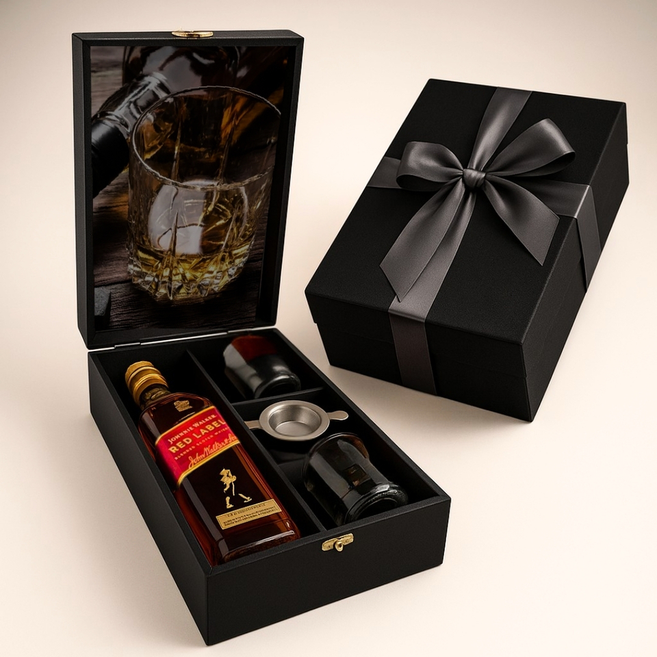 Johnnie Walker BLACK LABEL 木製ボックス Johnnie Walker BLACK LABEL