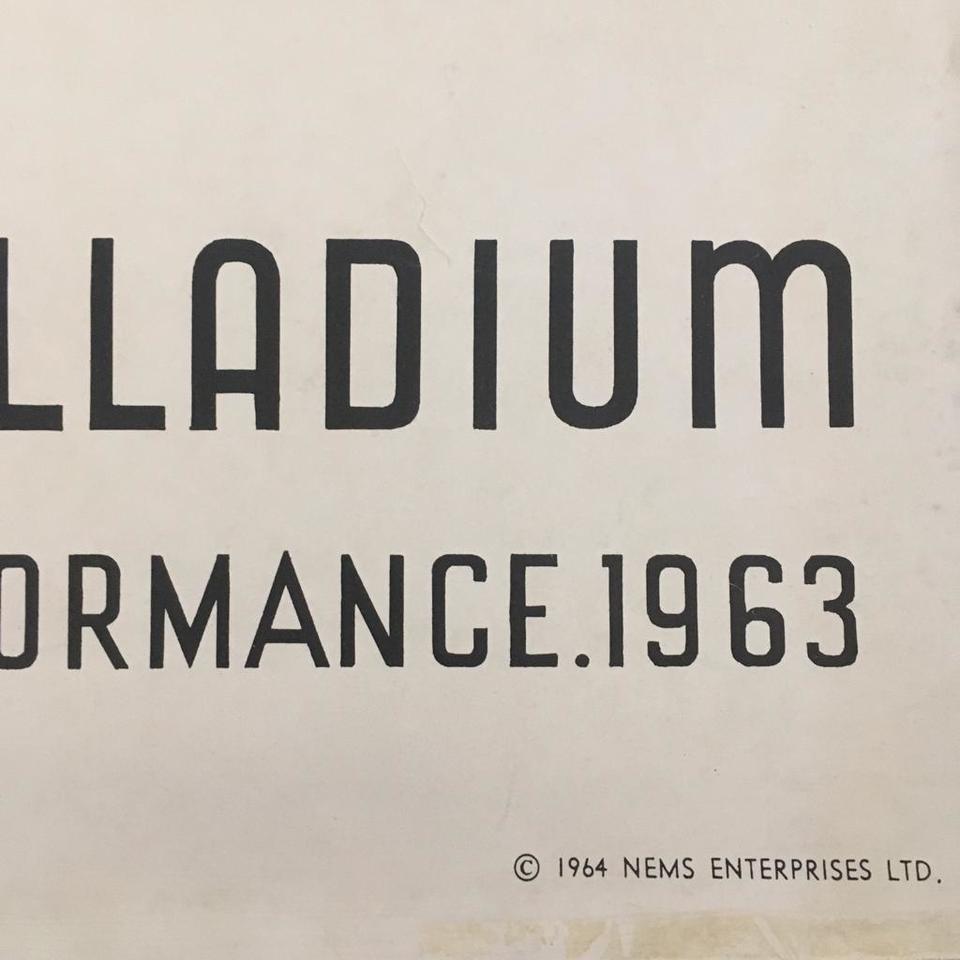 Poster THE BEATLES London Palladium Royal Command Performance 1963