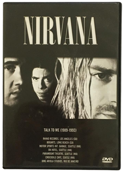 ミュージック NIRVANA DVD DVD NIRVANA 1989 - 1993 Talk To Me - Antiguidades CASA DO VELHO