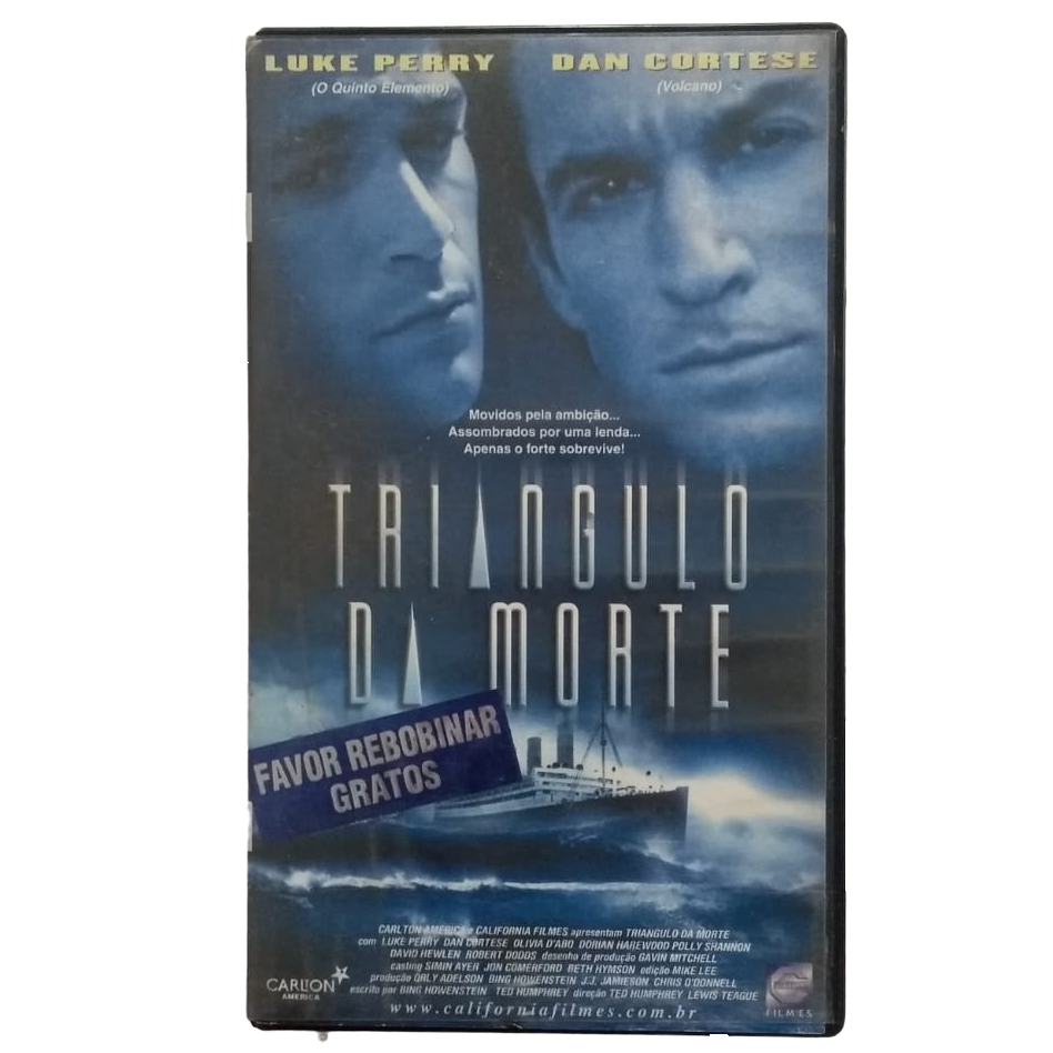 FITA VHS do Filme TRIANGULO DA MORTE , Ano 2001 - Antiguidades