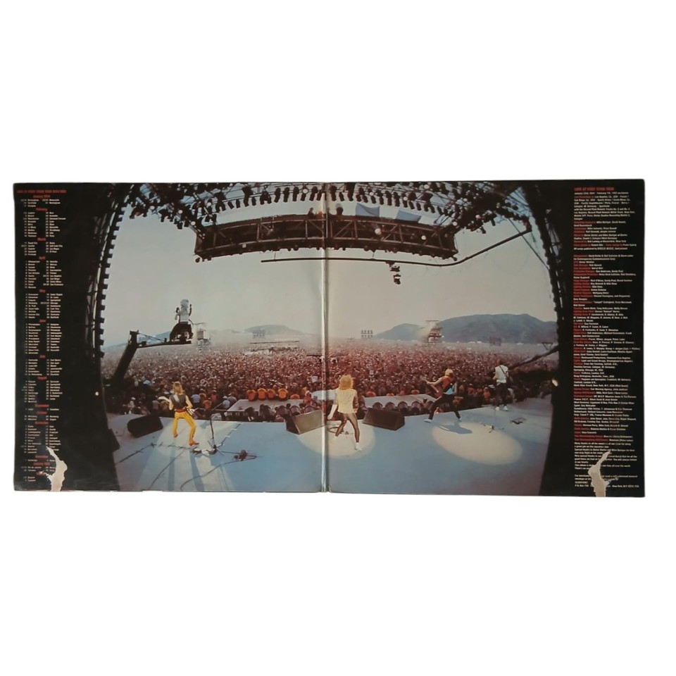 LP DUPLO: SCORPIONS 1985 World Wide Live - Antiguidades CASA DO VELHO
