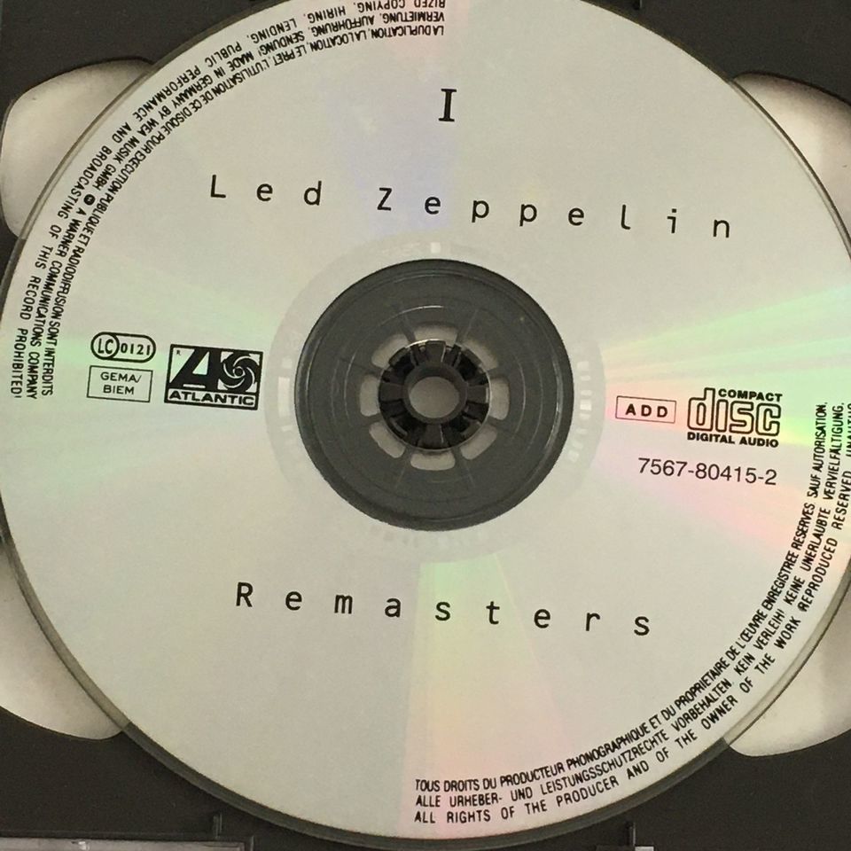 CD DUPLO:LED ZEPPELIN 1990 Remasters - Antiguidades CASA DO VELHO