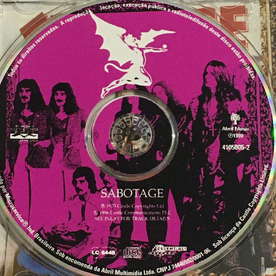 CD DUPLO - BLACK SABBATH 1998 Reunion - Antiguidades CASA DO VELHO