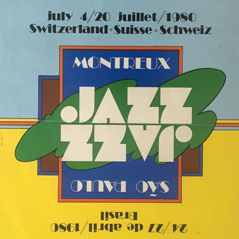 Cartaz ORIGINAL do II° FESTIVAL INTERNACIONAL DE JAZZ DE SÃO PAULO