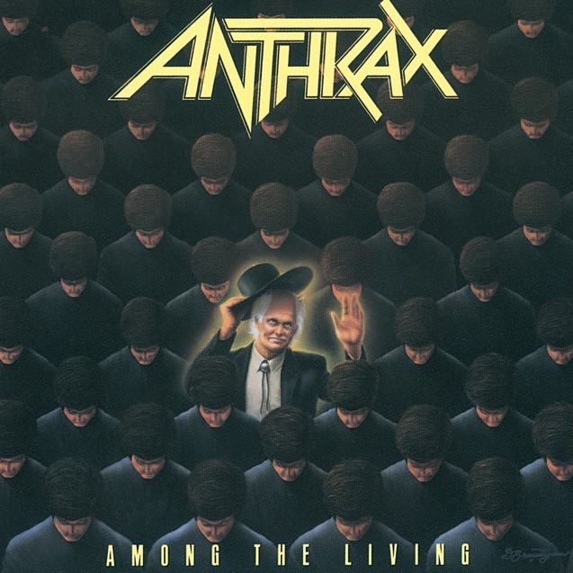 ANTHRAX / AMONG THE LIVING（旧規格）レア LP ANTHRAX 1988 Among The Living - Antiguidades CASA DO VELHO