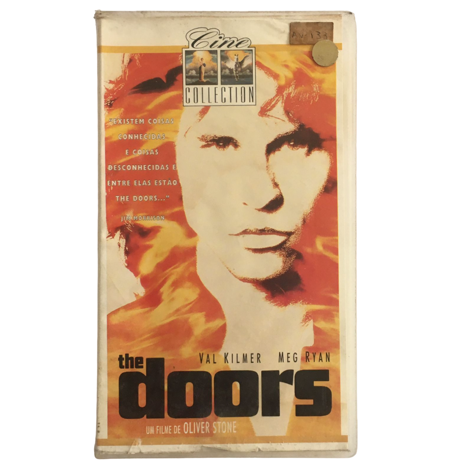 the doors   ドアーズ　VHS VHS -THE DOORS O Filme - Oliver Stone, Ano 1991 - Antiguidades