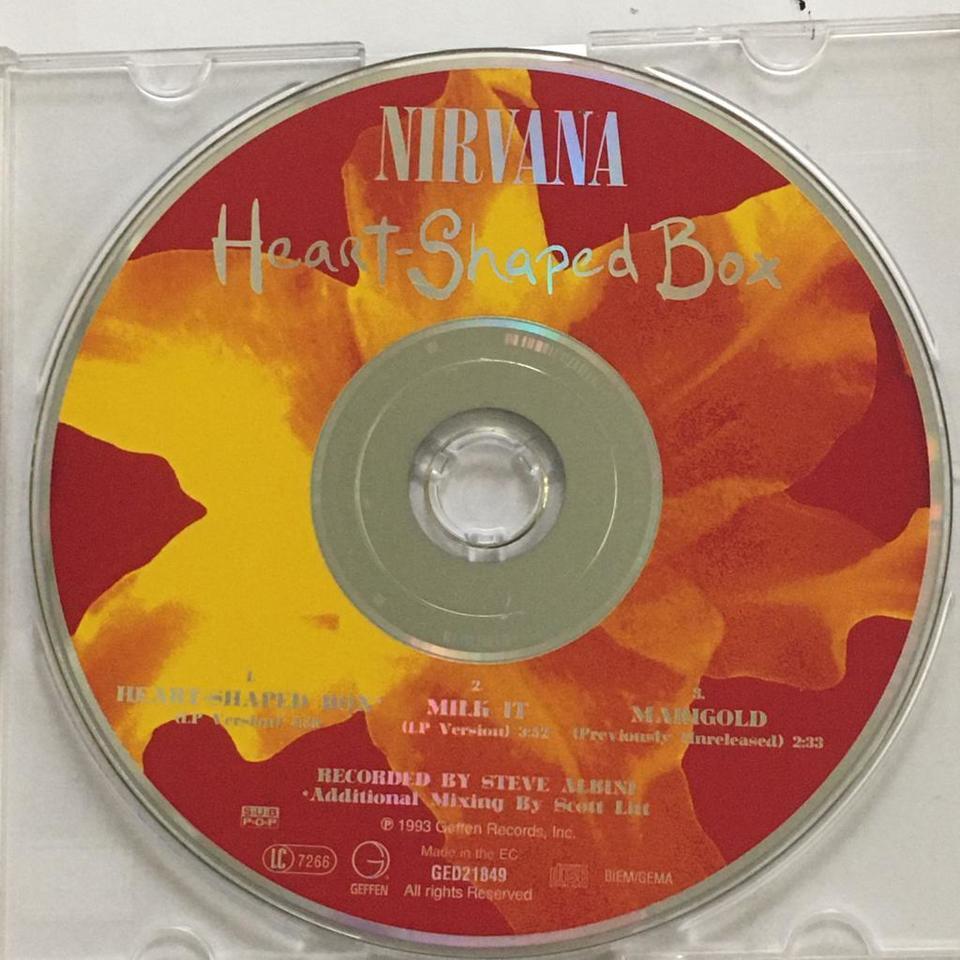 CD SINGLE: NIRVANA 1993 Haert - Shaped Box - Antiguidades CASA DO