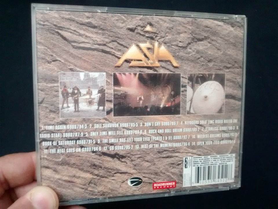 CD ASIA 1990 Live In Moscow - Antiguidades CASA DO VELHO