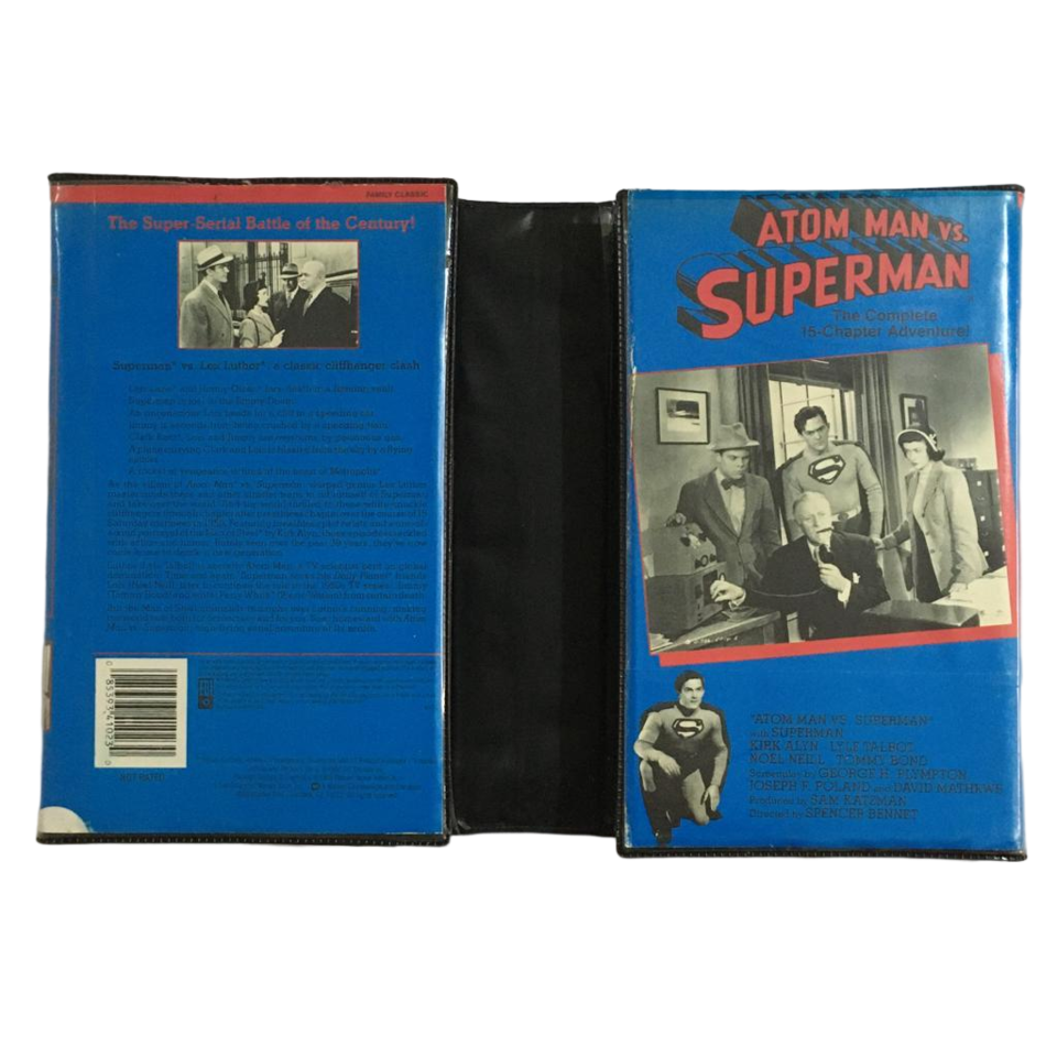 FITAS VHS / BOX DUPLO do Seriado ATOM MAN VS SUPERMAN The Complete