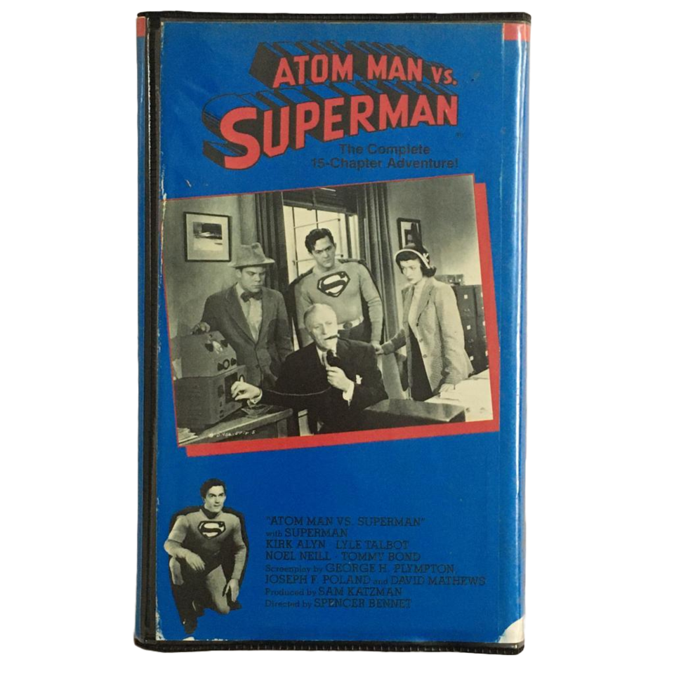 FITAS VHS / BOX DUPLO do Seriado ATOM MAN VS SUPERMAN The Complete