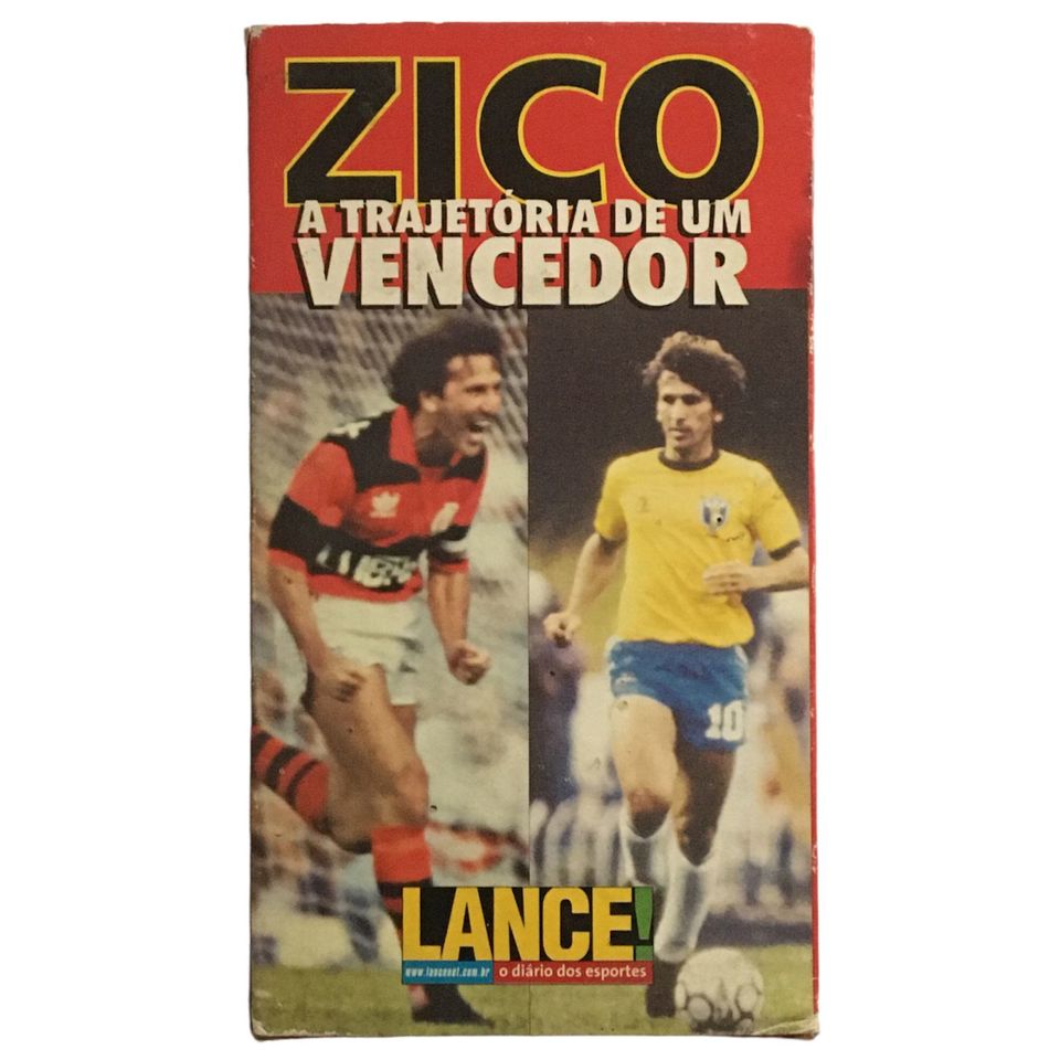 ジーコ VHS ZICO Fita VHS A Trajetória de Um Vencedor, Original de 1998
