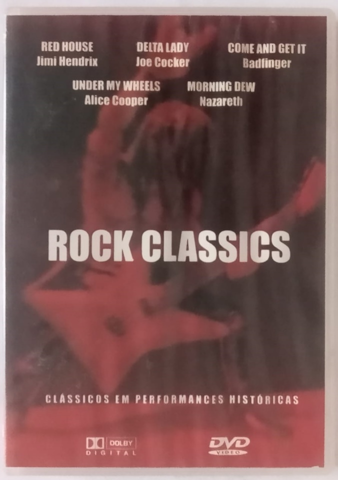 DVD ROCK CLASSICS Clássicos Em Perfomances Históricas