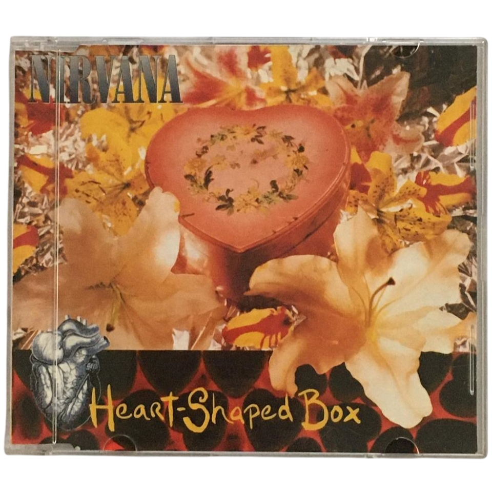 Nirvana ニルヴァーナ Heart-Shaped Box CD CD SINGLE: NIRVANA 1993 Haert - Shaped Box - Antiguidades CASA DO