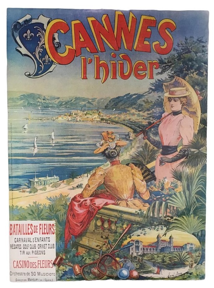 Cartaz Comercial CANNES L'HIVER - BATAILLES DE FLEURS CASINO