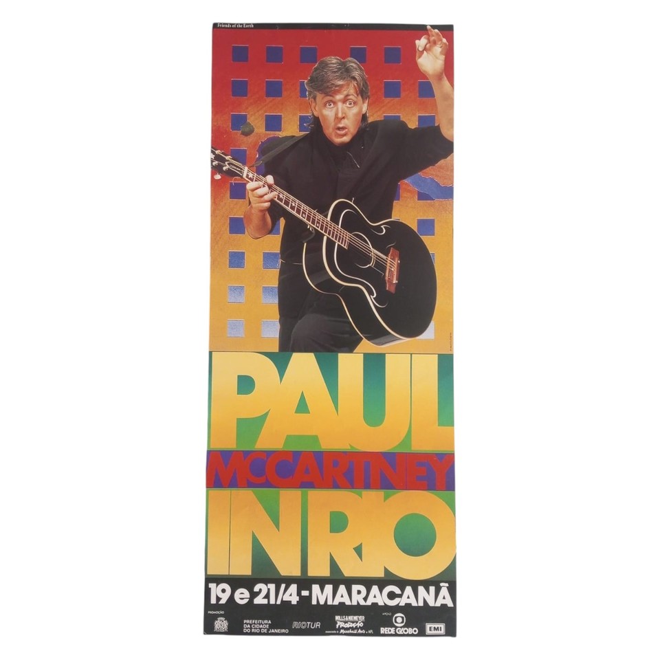 PAUL McCARTNEY Cartaz da Turnê 