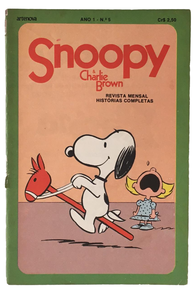 Gibi SNOOPY & CHARLIE BROWN n°5 Ano 1, Editora Artenova, Junho de