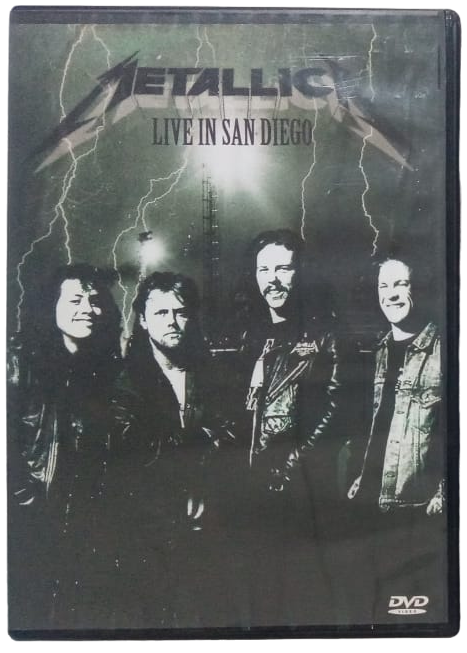 DVD METALLICA Live In San Diego - Antiguidades CASA DO VELHO