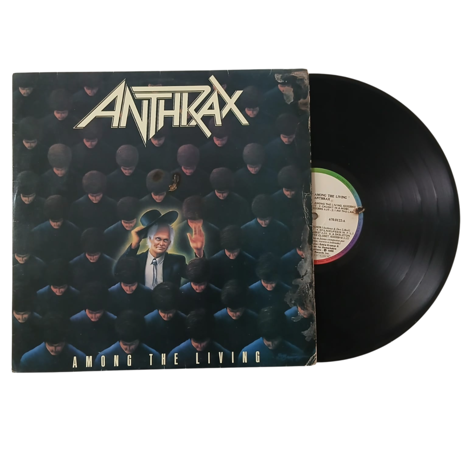 LP ANTHRAX 1988 Among The Living - Antiguidades CASA DO VELHO