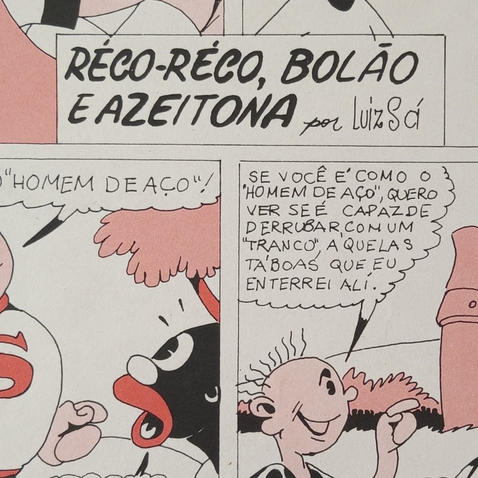 LUIZ SÁ - Cartaz da Exposição de 50 Anos de Reco-Reco, Bolão e Azeitona ...