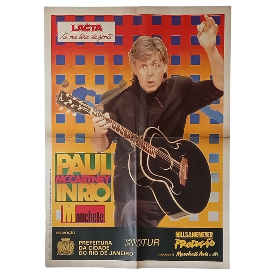 McCartney 1989-1990 コンサートツアーパンフレットお値下要相談 Antiguidades CASA DO VELHO