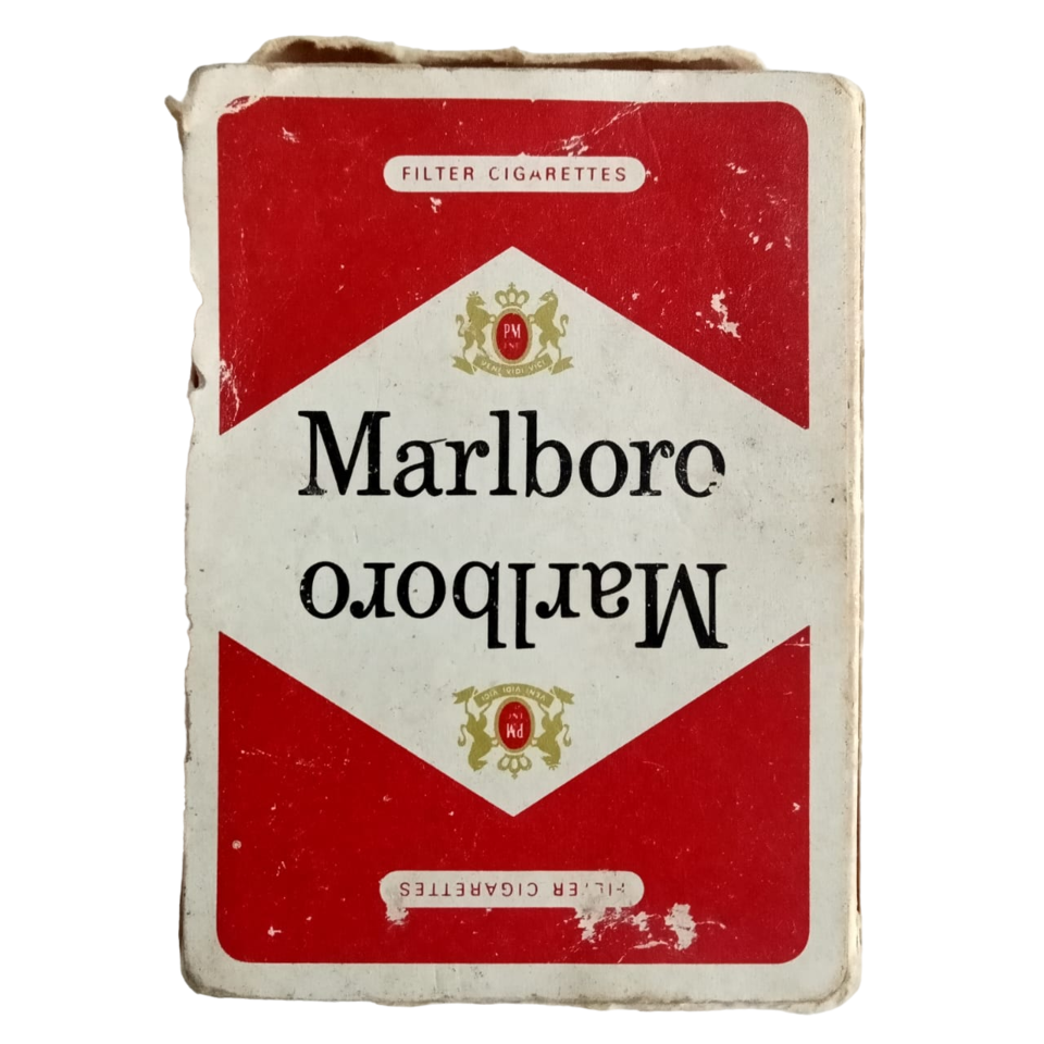 Baralho MARLBORO Original dos Estados Unidos, Anos 1980