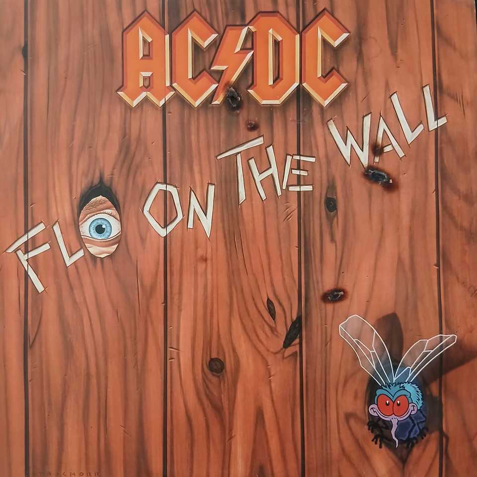 LP AC/DC 1985 Fly on The Wall - Antiguidades CASA DO VELHO
