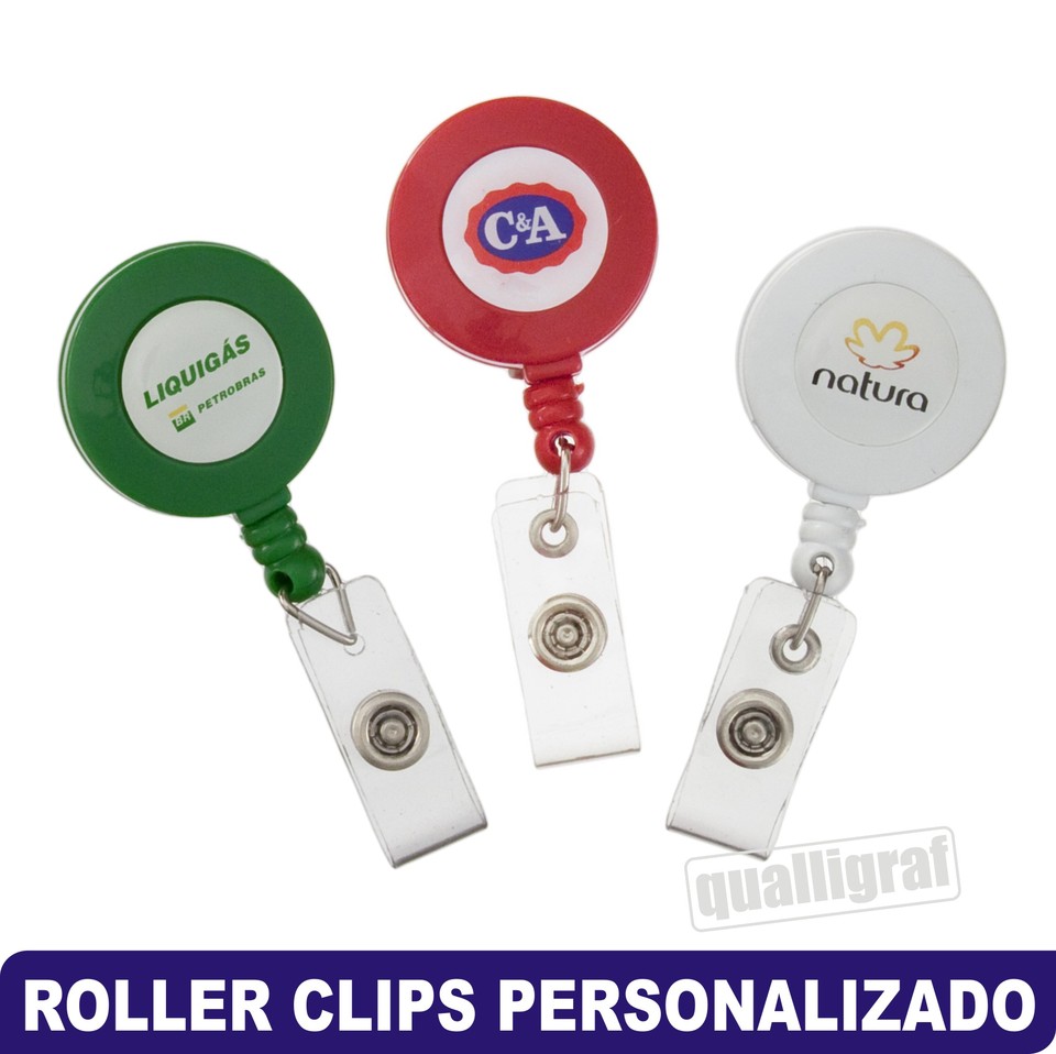 Roller Clips Personalizado - Gráfica em Curitiba (41) 3018-5567