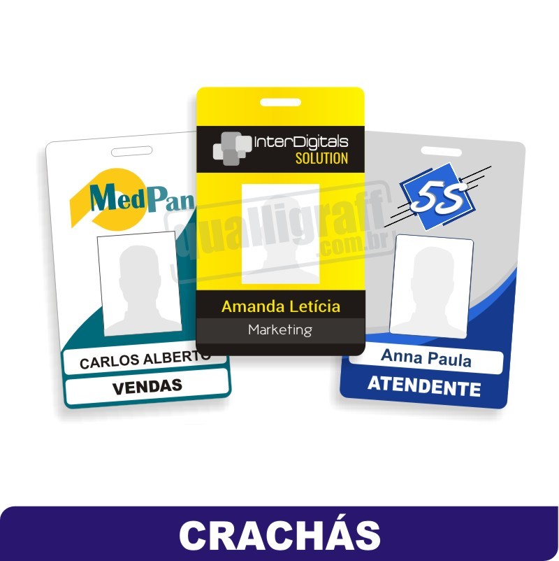Crachás em Curitiba - Gráfica em Curitiba (41) 3018-5567