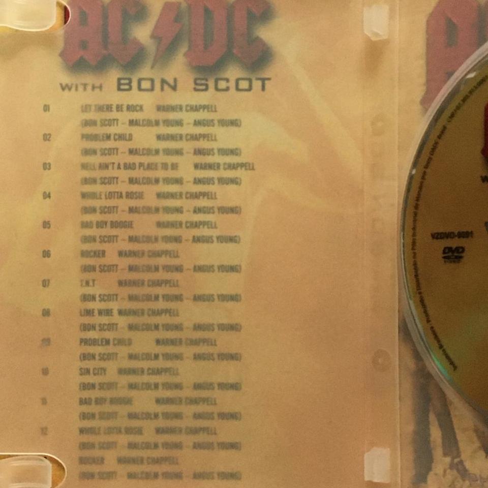 DVD AC/DC With Bon Scott - Banca do Rock