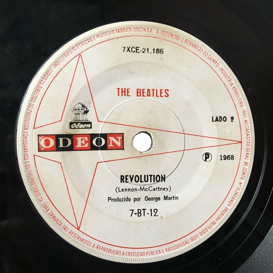 Compacto THE BEATLES 1968 Hey Jude / Revolution - Banca do Rock