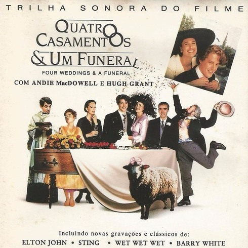 CD QUATRO CASAMENTOS E UM FUNERAL 1994 Trilha Sonora Original do