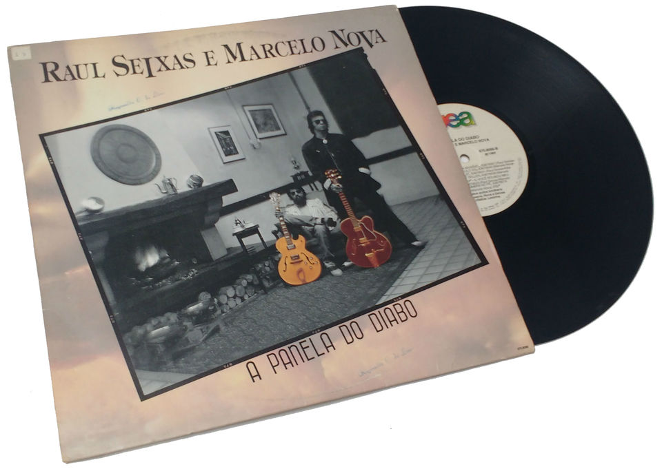 LP RAUL SEIXAS E MARCELO NOVA 1989 A Panela Do Diabo - Banca do Rock