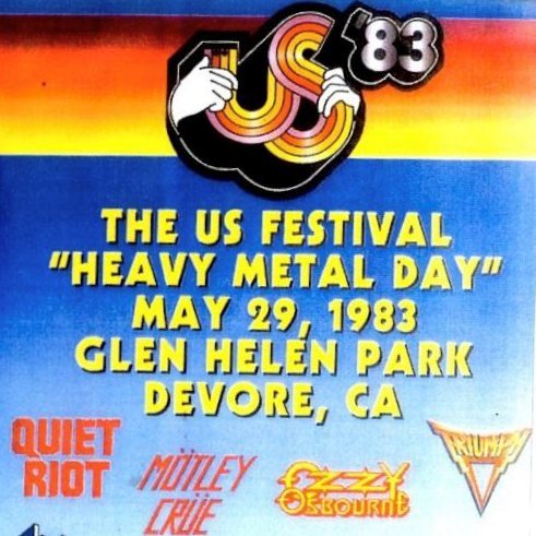 DVD US FESTIVAL 1983 Heavy Metal Day - Banca do Rock