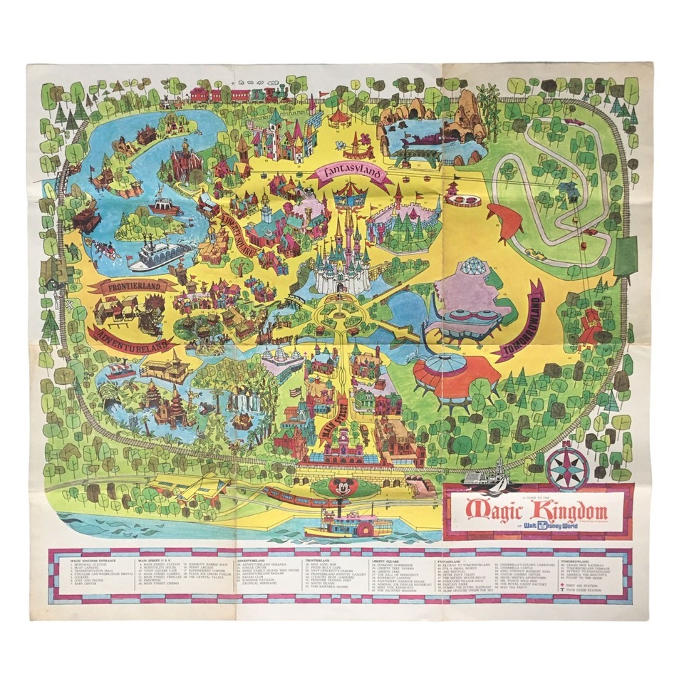 Mapa De Walt Disney Florida Walt Disney World Park And Resort Maps