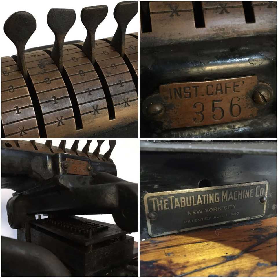 Máquina TABULADORA Fabricada pela THE TABULATING MACHINE Co. (Pré IBM ...