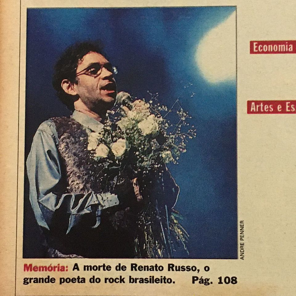 RENATO RUSSO Revista VEJA Morre Um Rebelde, Edição n°1466 de 16 de ...