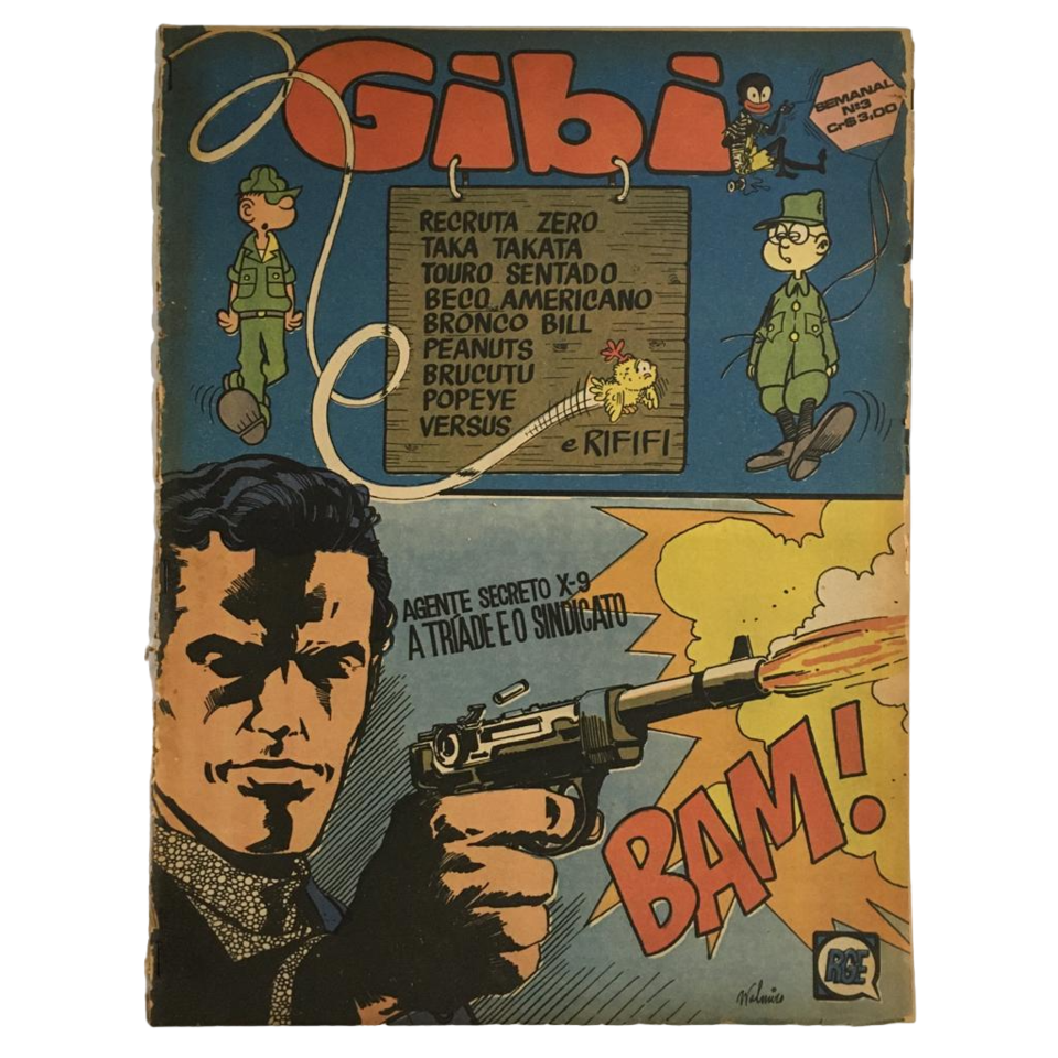 Gibi Raphael Gibi GIBI Semanal nº3 Editora RGE, 15 de Novembro de 1974 - BANCANTIGA