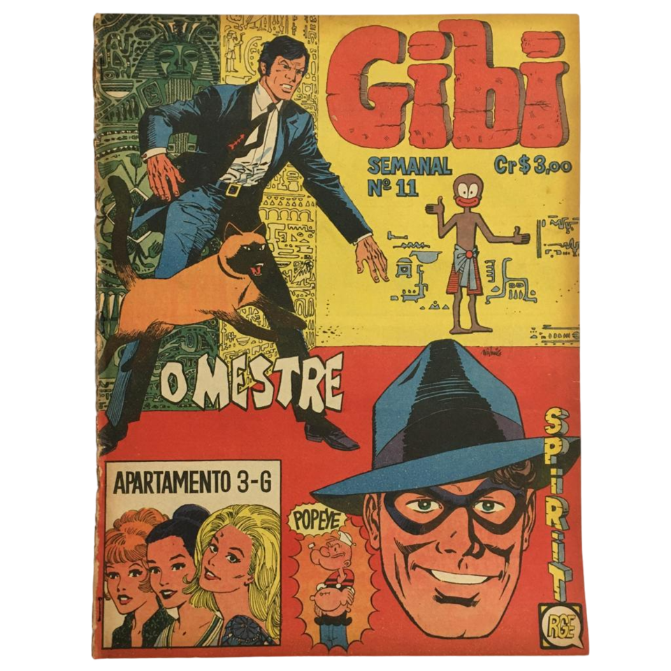 Gibi Raphael Gibi GIBI Semanal nº12 Editora RGE, 15 de Janeiro de 1975 - BANCANTIGA