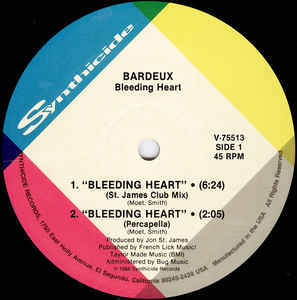 Disco Vinil Importado Bardeux ‎– Bleeding Heart 12