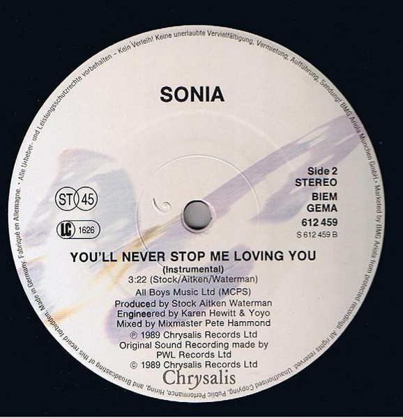 Sonia You ll Never Stop Me Loving You 12 Curto Vinil Loja De sonia-you-ll-never-stop-me-loving-you-12-curto-vinil-loja-de